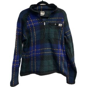 The North Face Men’s Gordon Lyons Plaid 1/4 Zip Jacket Size M